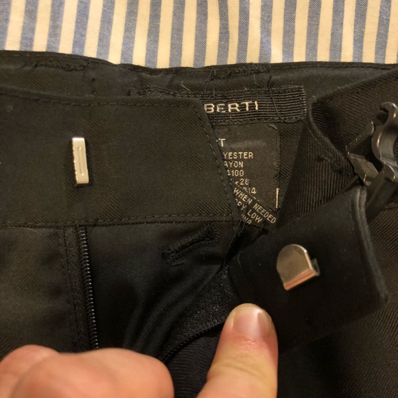 Black 2T Boy Dress Pants. - Picture 2 of 5